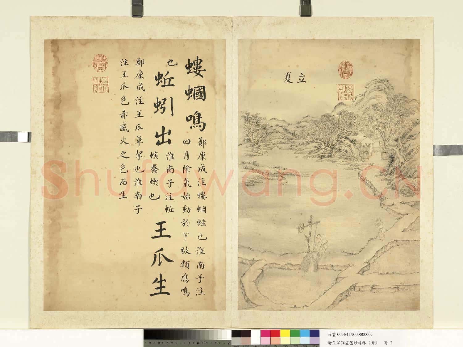 清張若靄畫