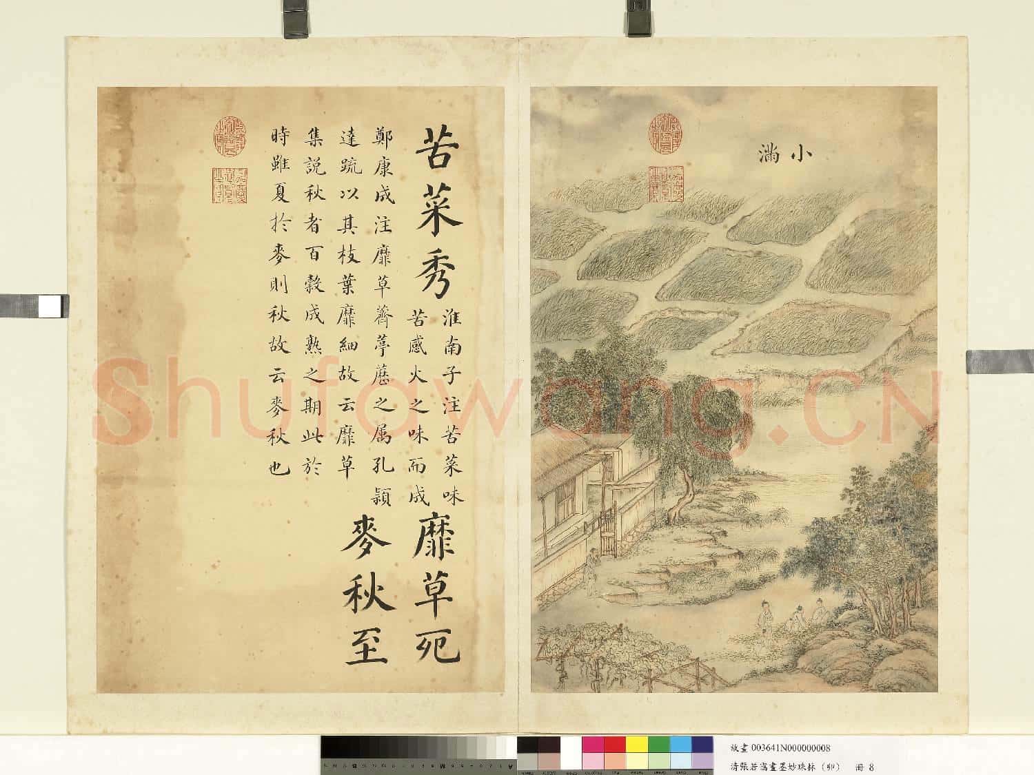 清張若靄畫