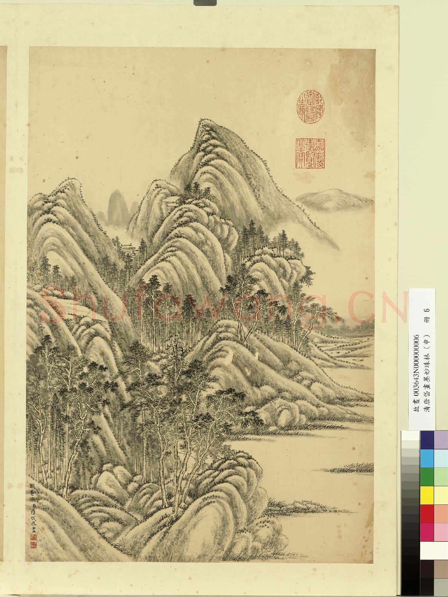 清唐岱畫
