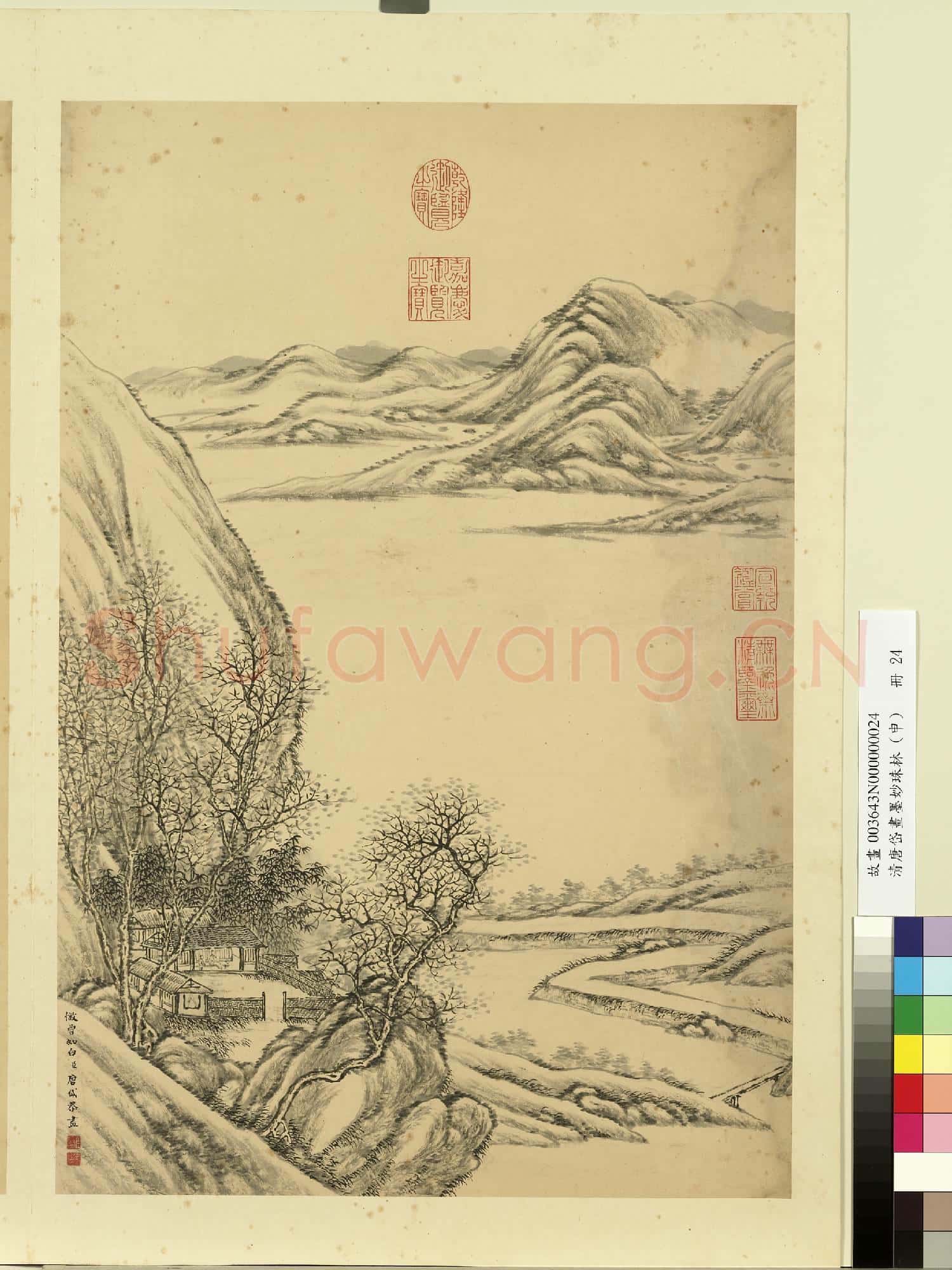 清唐岱畫