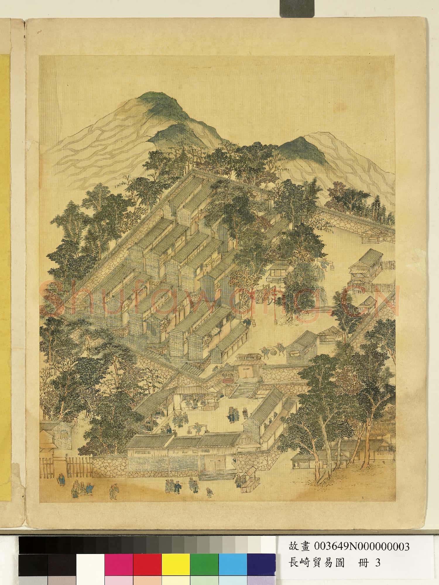 長崎貿易圖.冊.丟票故畫
