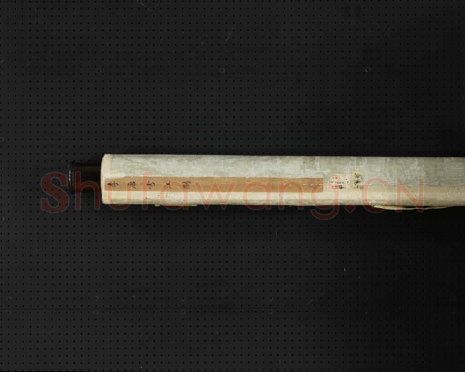 宋李唐雪江圖.軸故畫