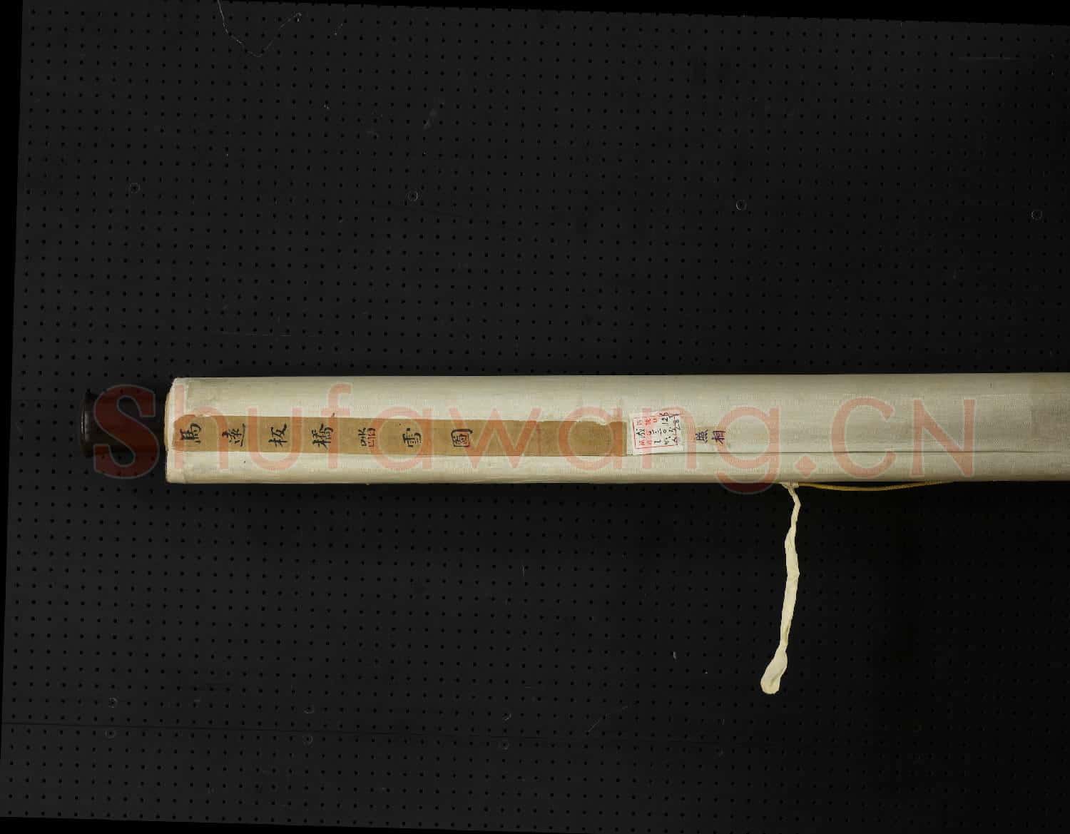 宋馬遠板橋踏雪圖.軸故畫