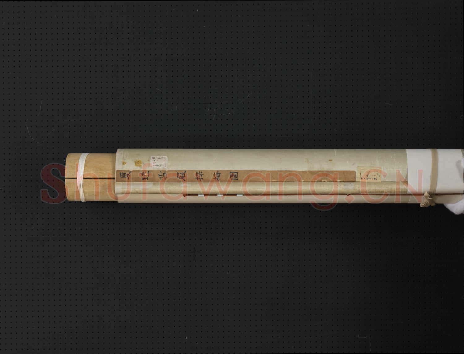 宋夏珪雪屐探梅圖.軸故畫