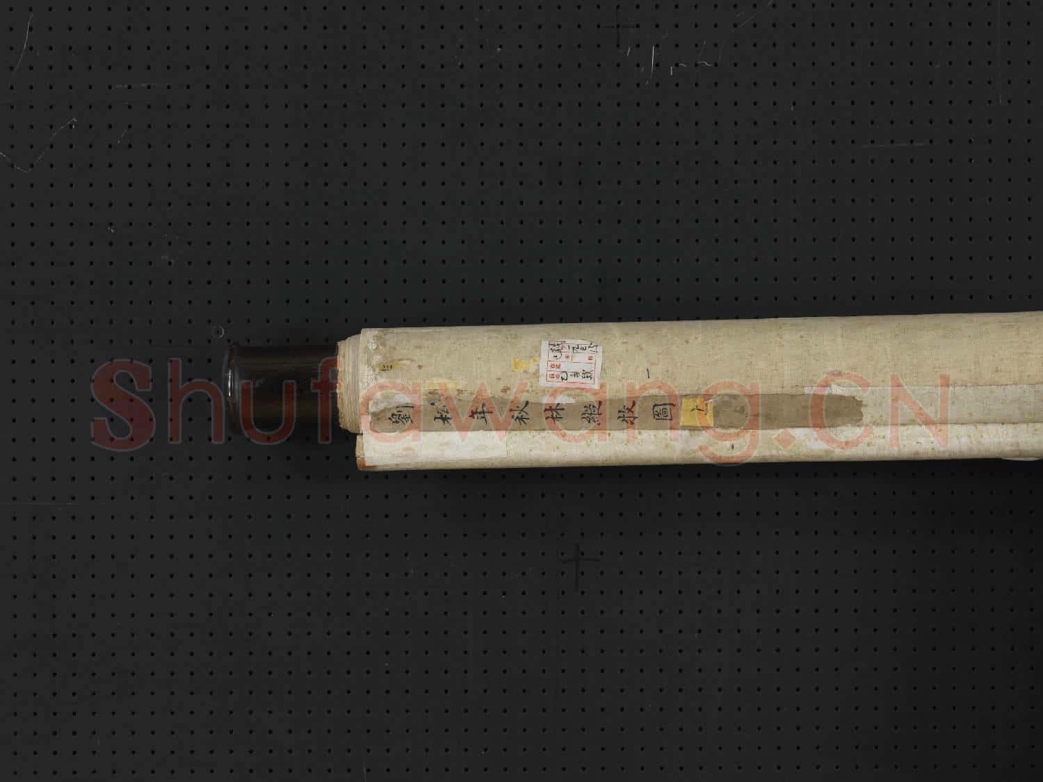 宋劉松年秋林縱牧圖.軸故畫