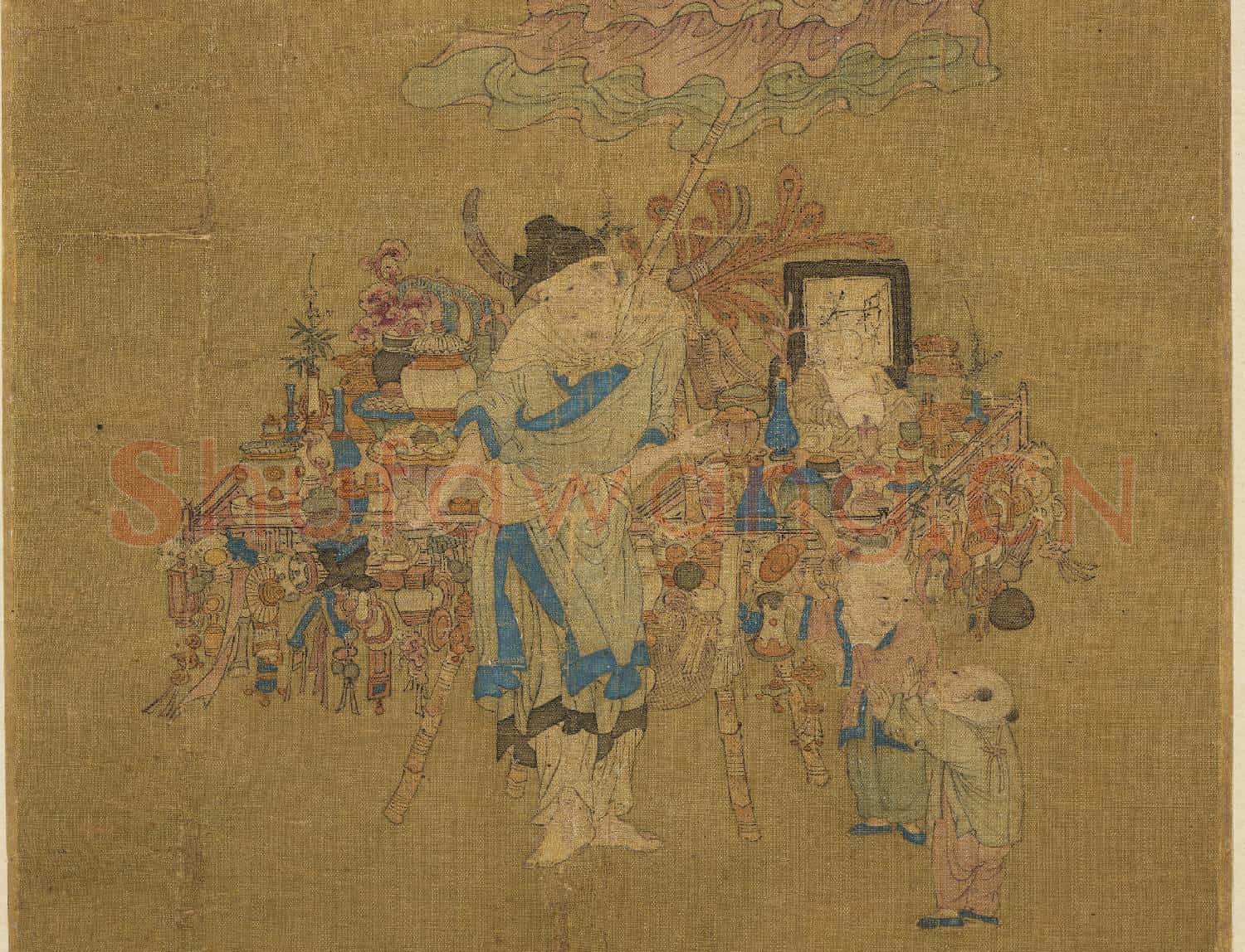 唐宋名繢.冊.宋蘇漢臣貨郎圖故畫