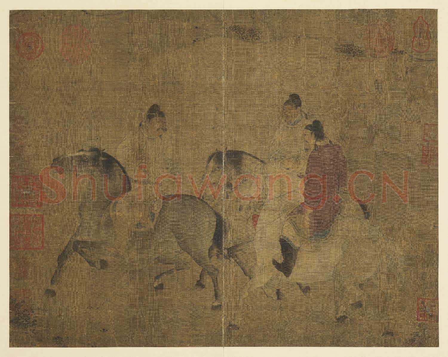 歷朝名人圖繪故畫