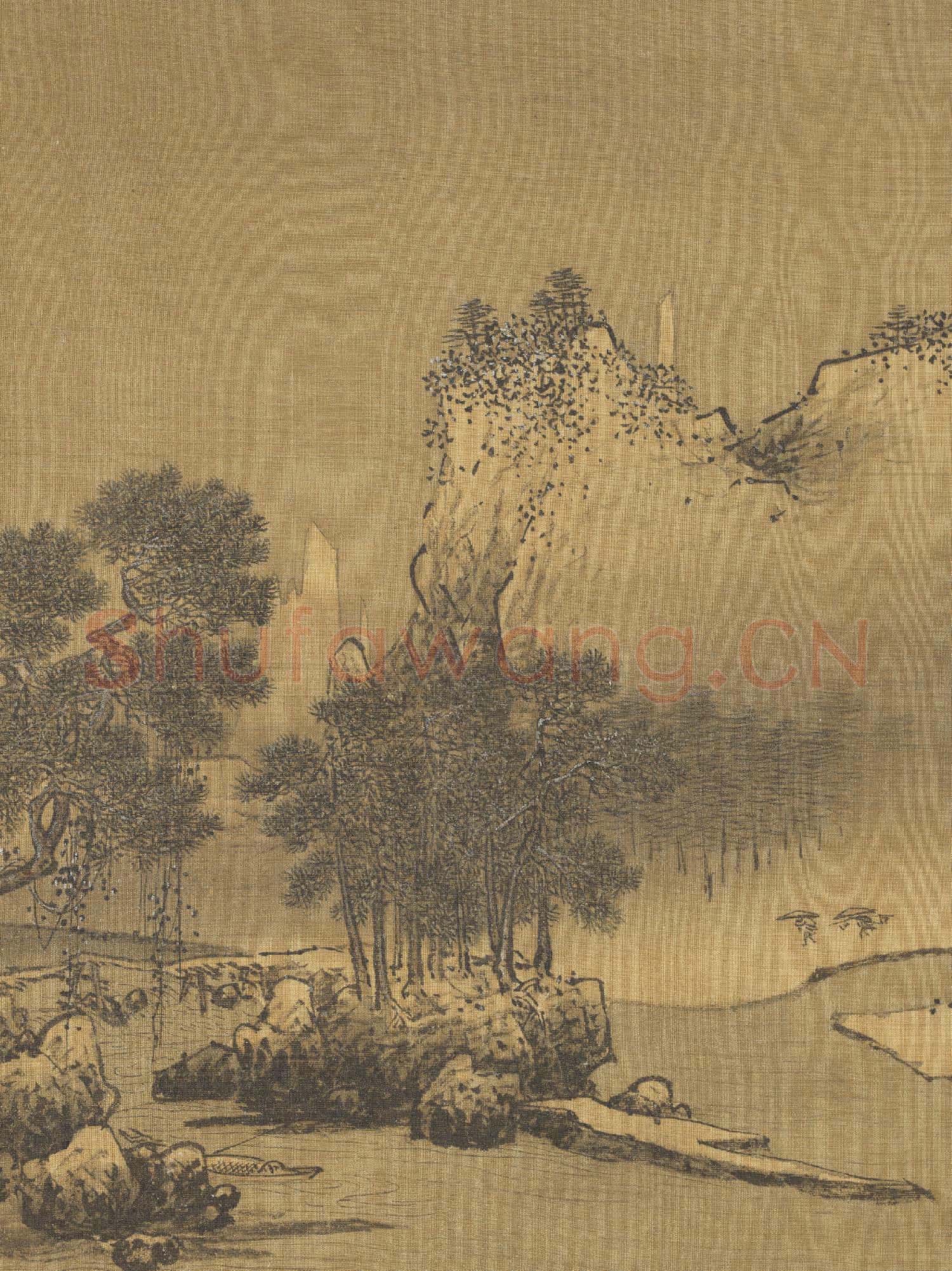歷代名繪.冊.宋夏珪雪景故畫