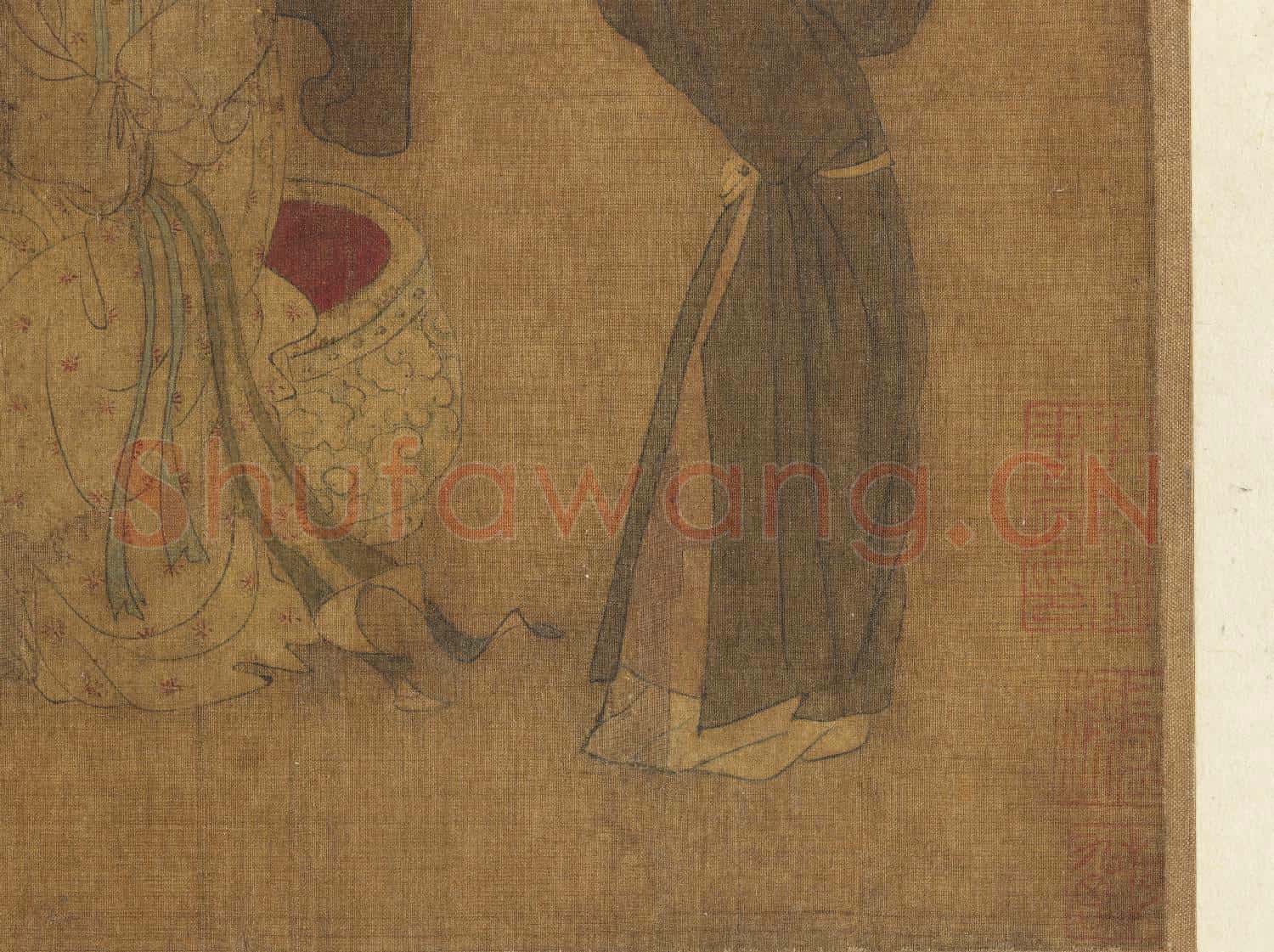 墨林拔萃.冊.唐張萱明皇合樂圖故畫
