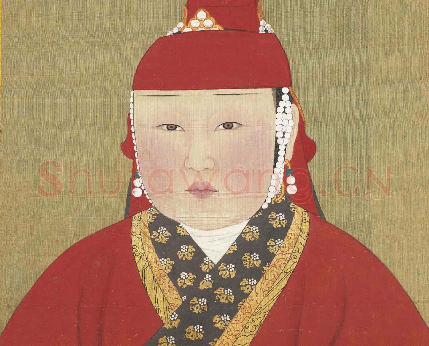 元.代后半身像冊元.代后.中畫