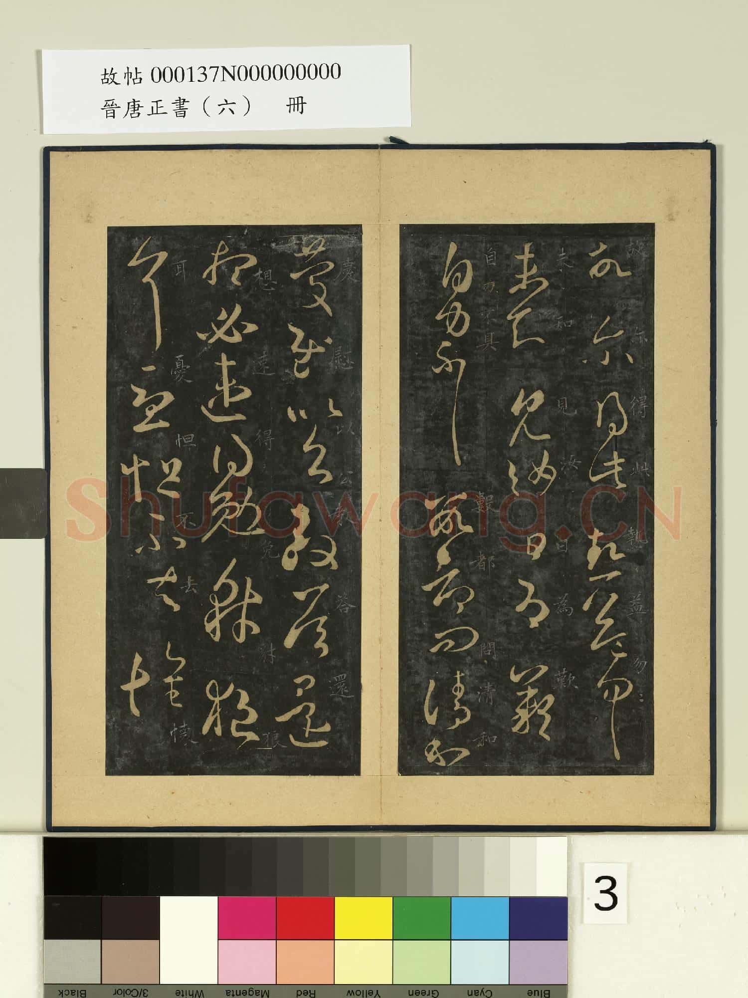 晉唐正書