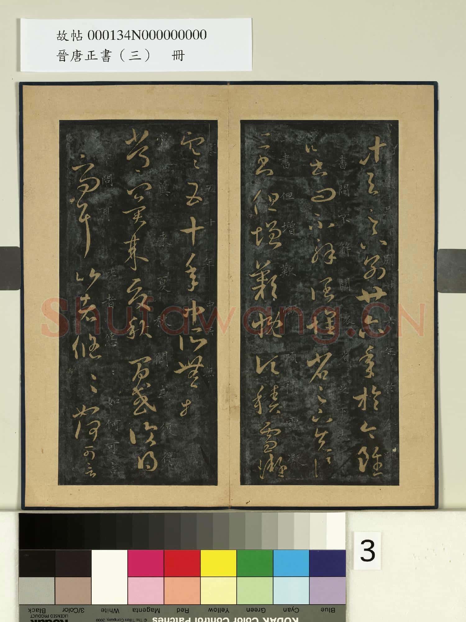 晉唐正書