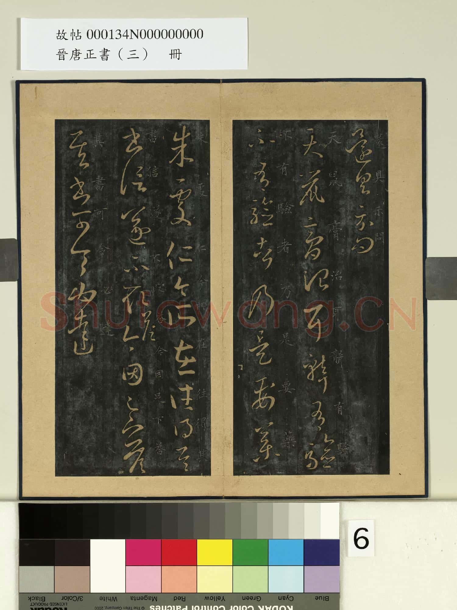 晉唐正書