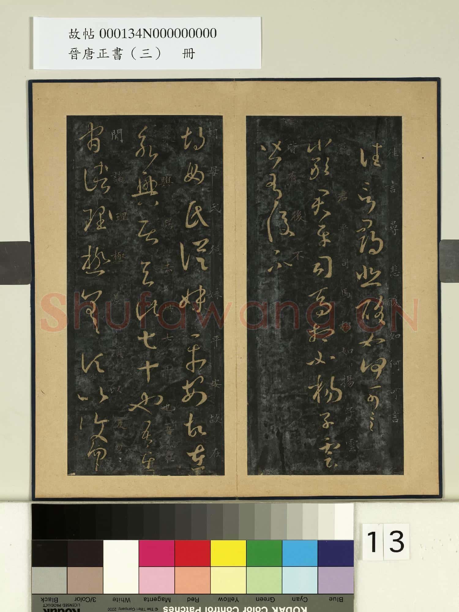 晉唐正書