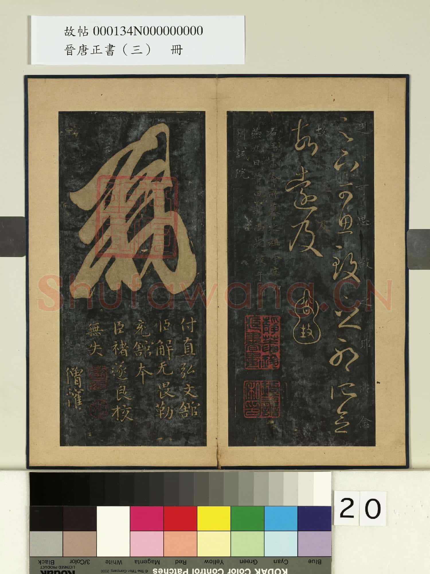 晉唐正書