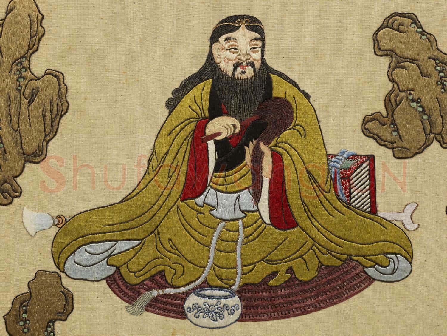 清線繡梵方圓成.冊.頑石點頭故絲