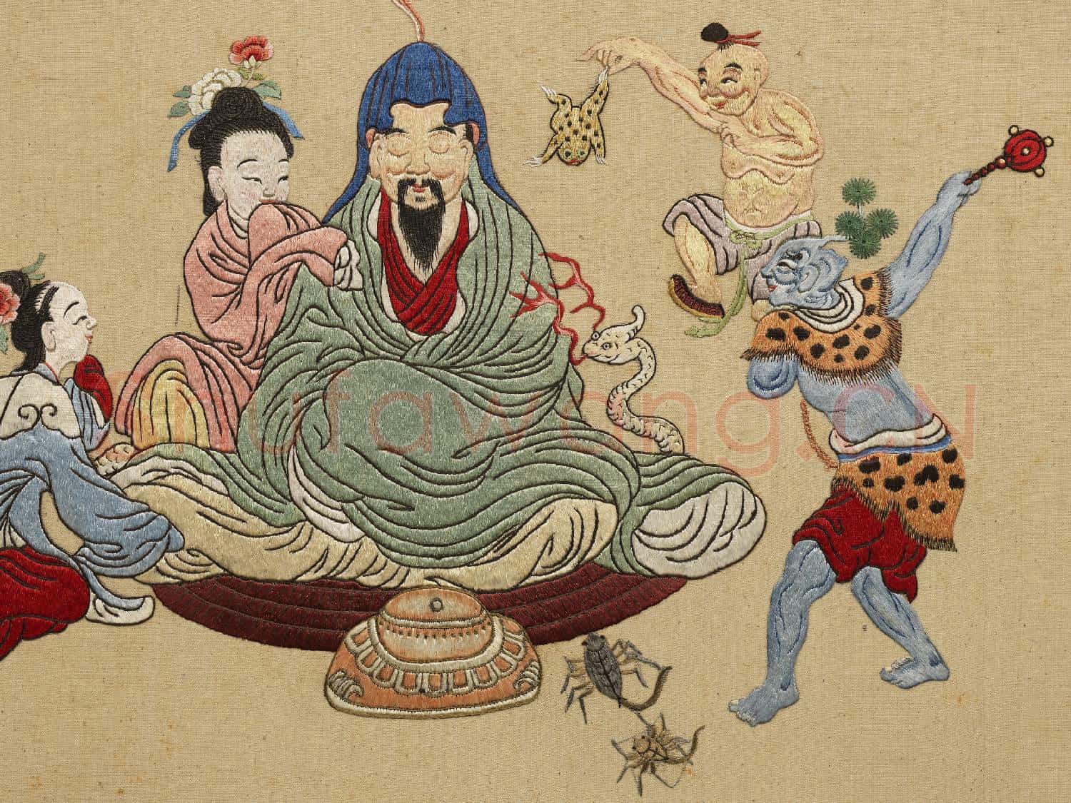 清線繡梵方圓成.冊.入定煉魔故絲
