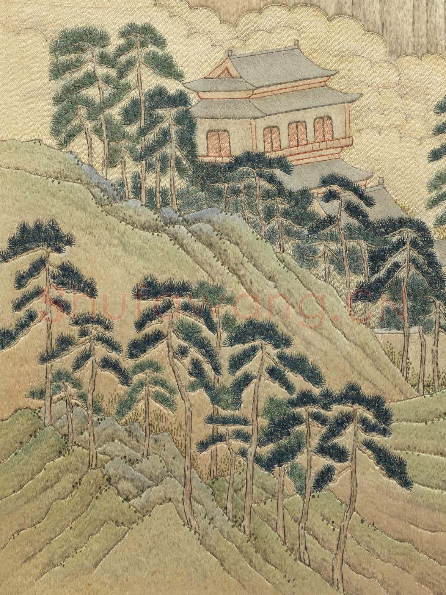清繡線西湖圖.冊.曲院風荷故絲