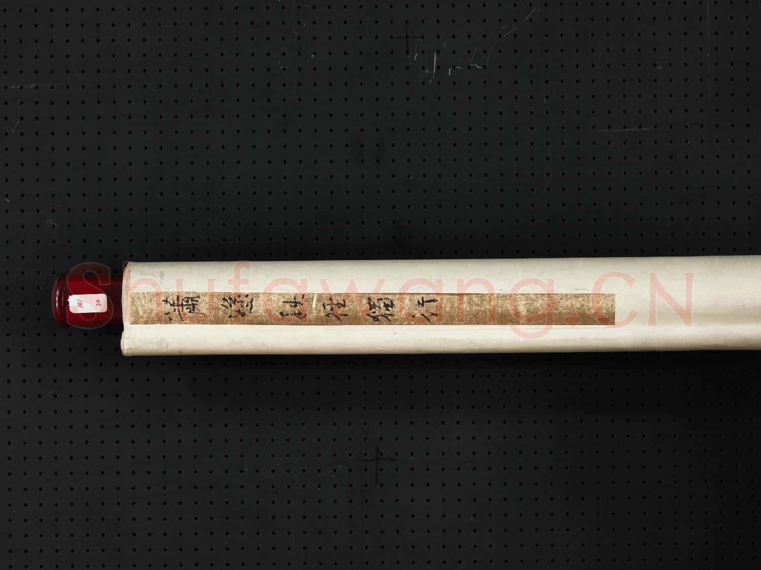 民國.蕭愻秋徑獨行軸.贈畫