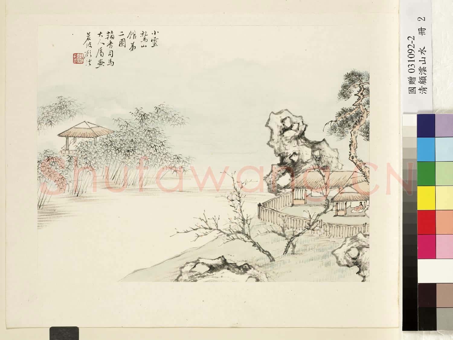 清顧澐山水 冊 小靈鷲山館第二圖