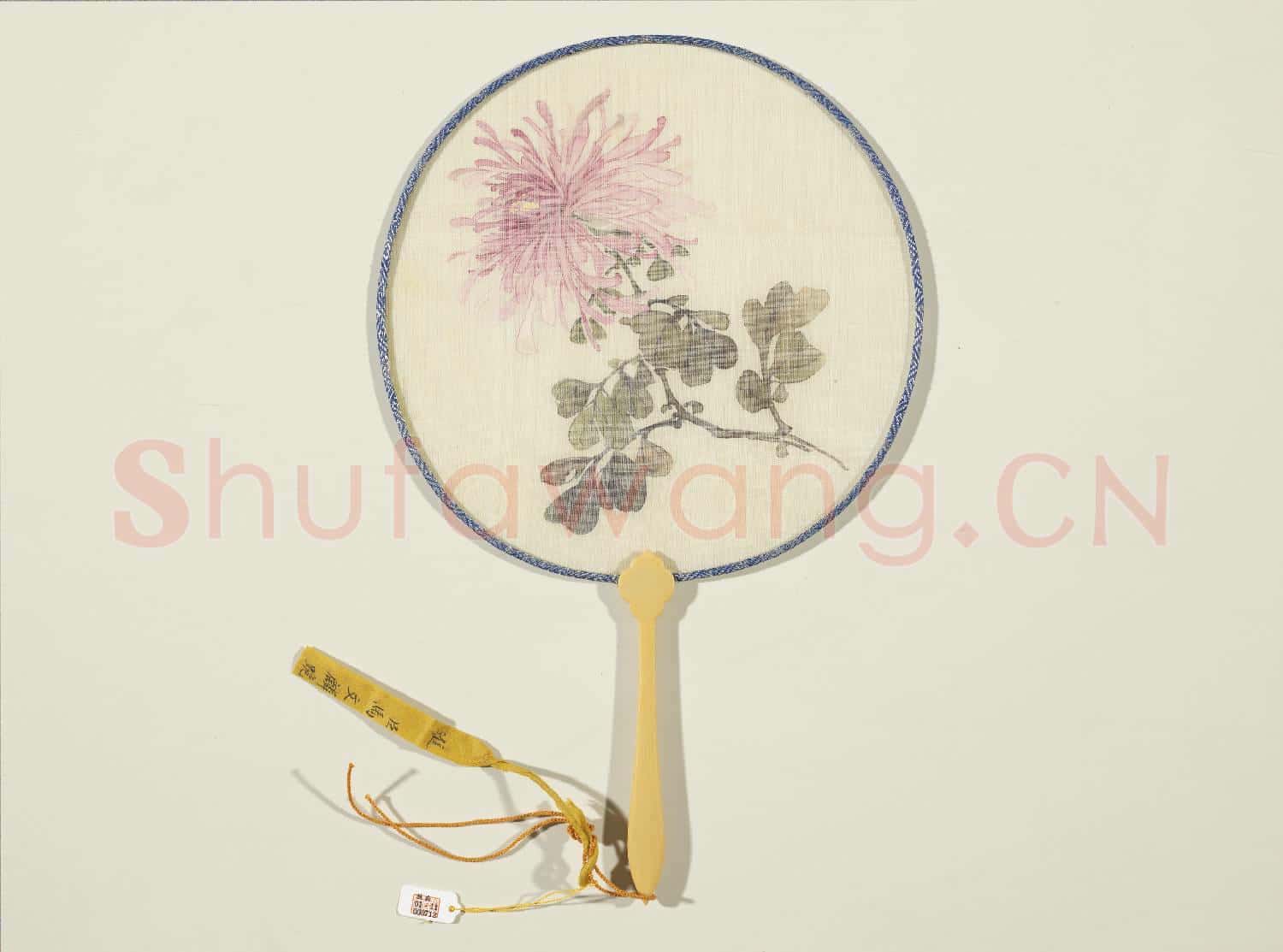 清人畫菊 成扇