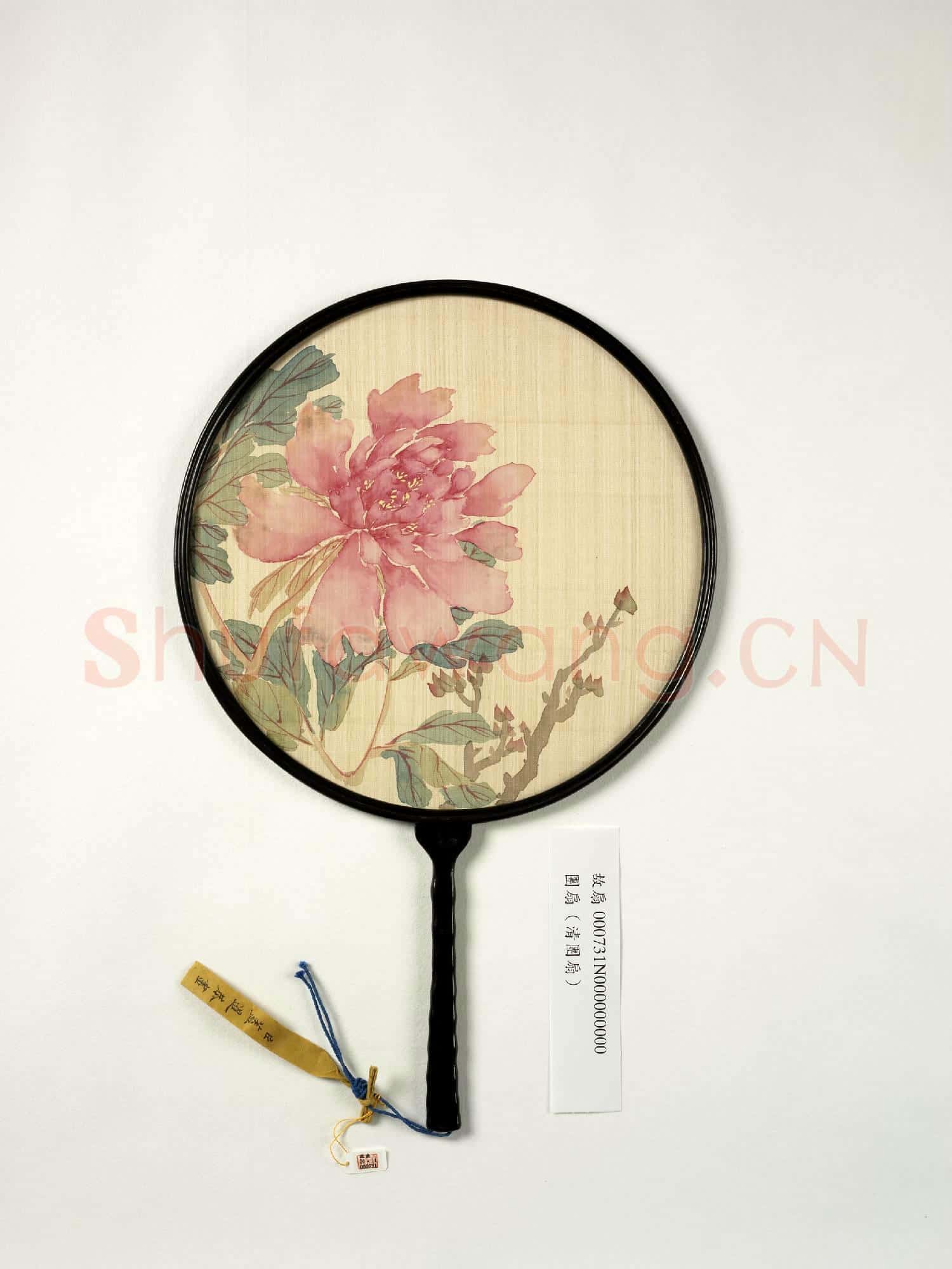 清蓋暹畫花卉 成扇