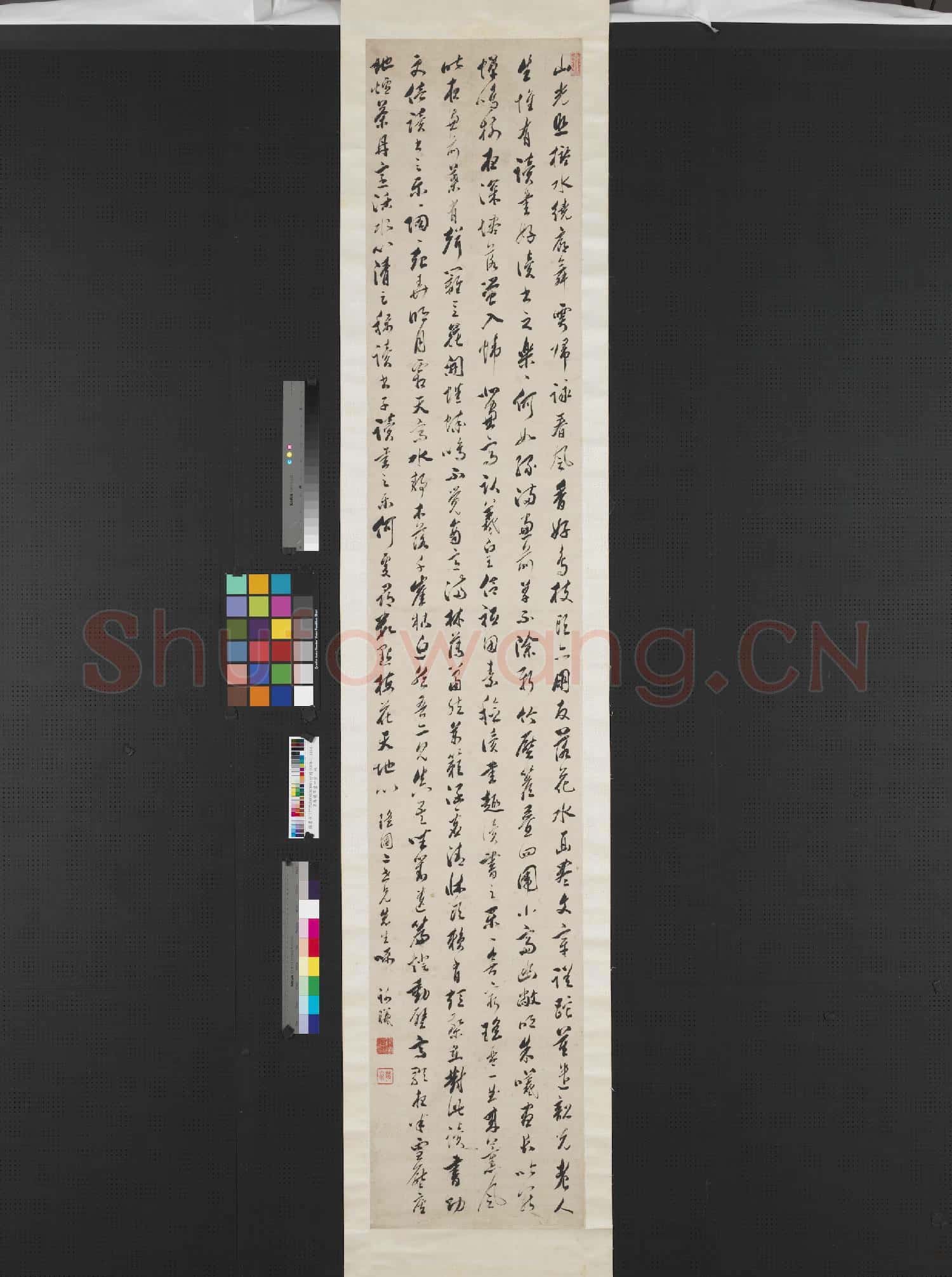 清謝曦草書翁森四時讀書樂 軸