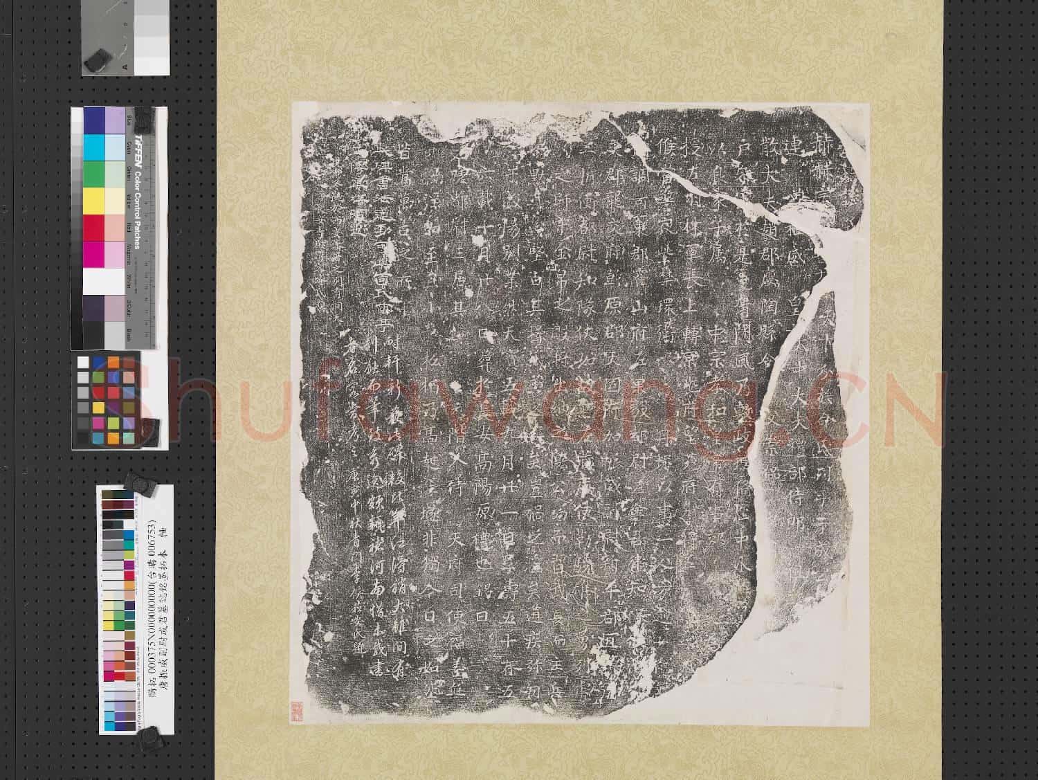 唐振威副尉成君墓誌銘墨拓本 軸