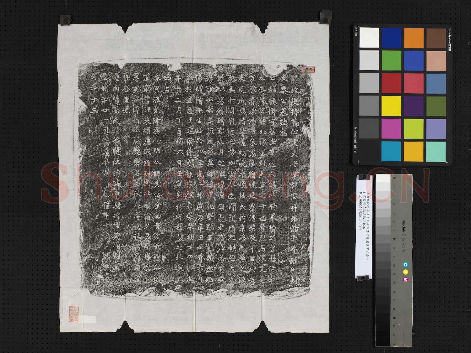 北魏故使持節征東大將軍都督并雍諸軍事雍州刺史秦龍標墓誌銘墨拓本