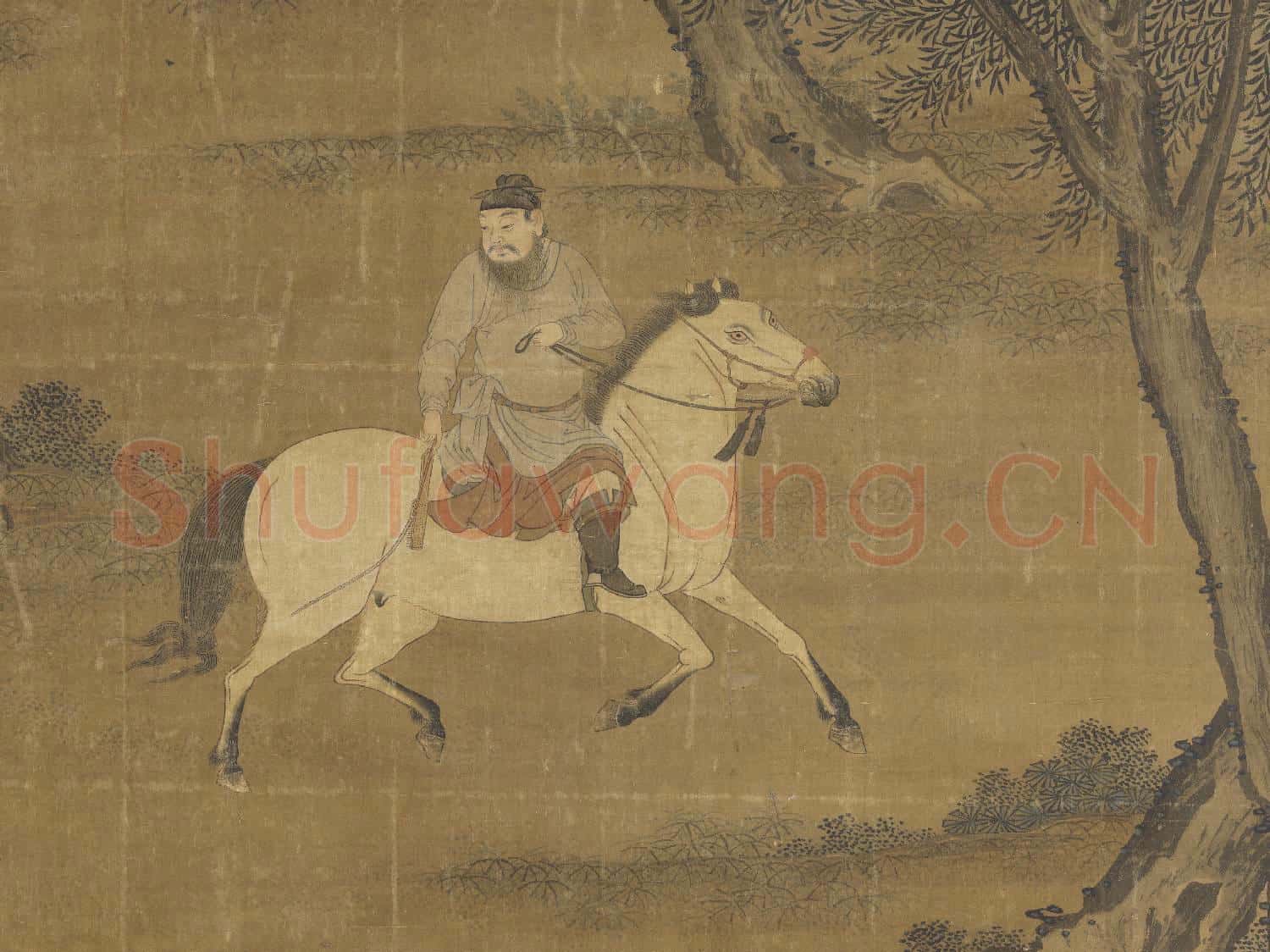 元人射獵圖 軸