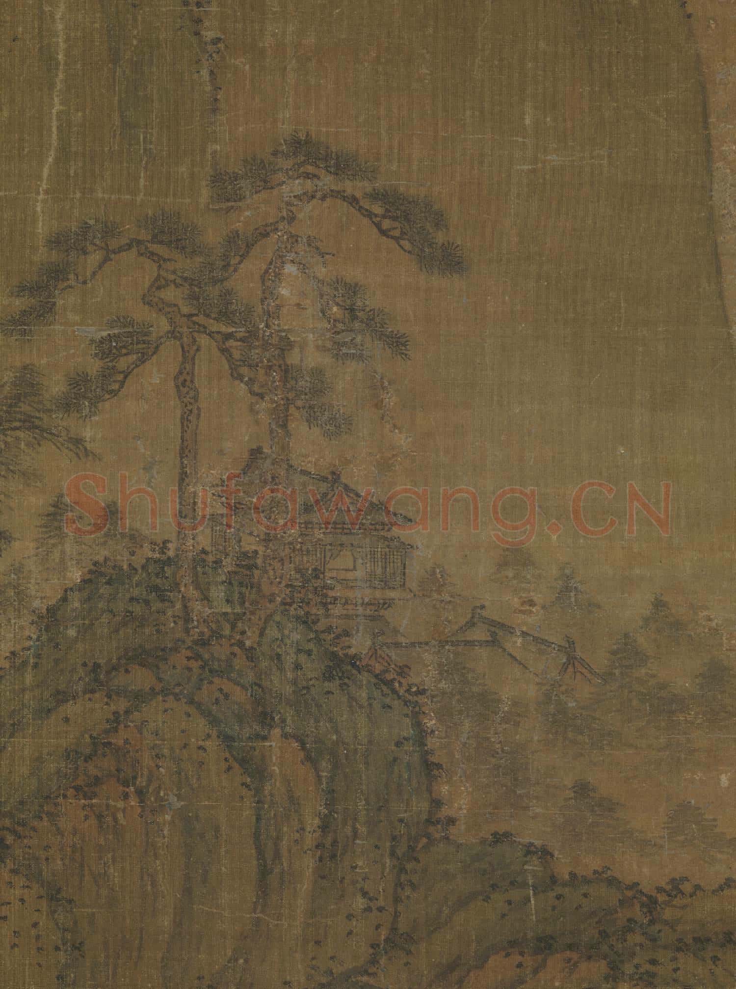 明人仿戴文進山水 軸