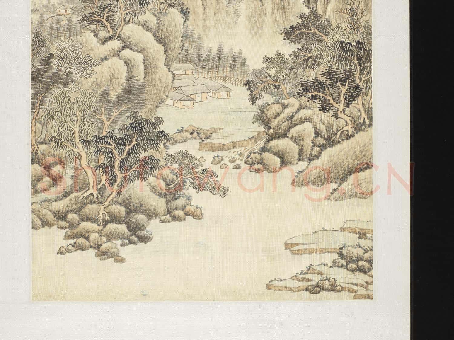 民國樓邨山水 單片