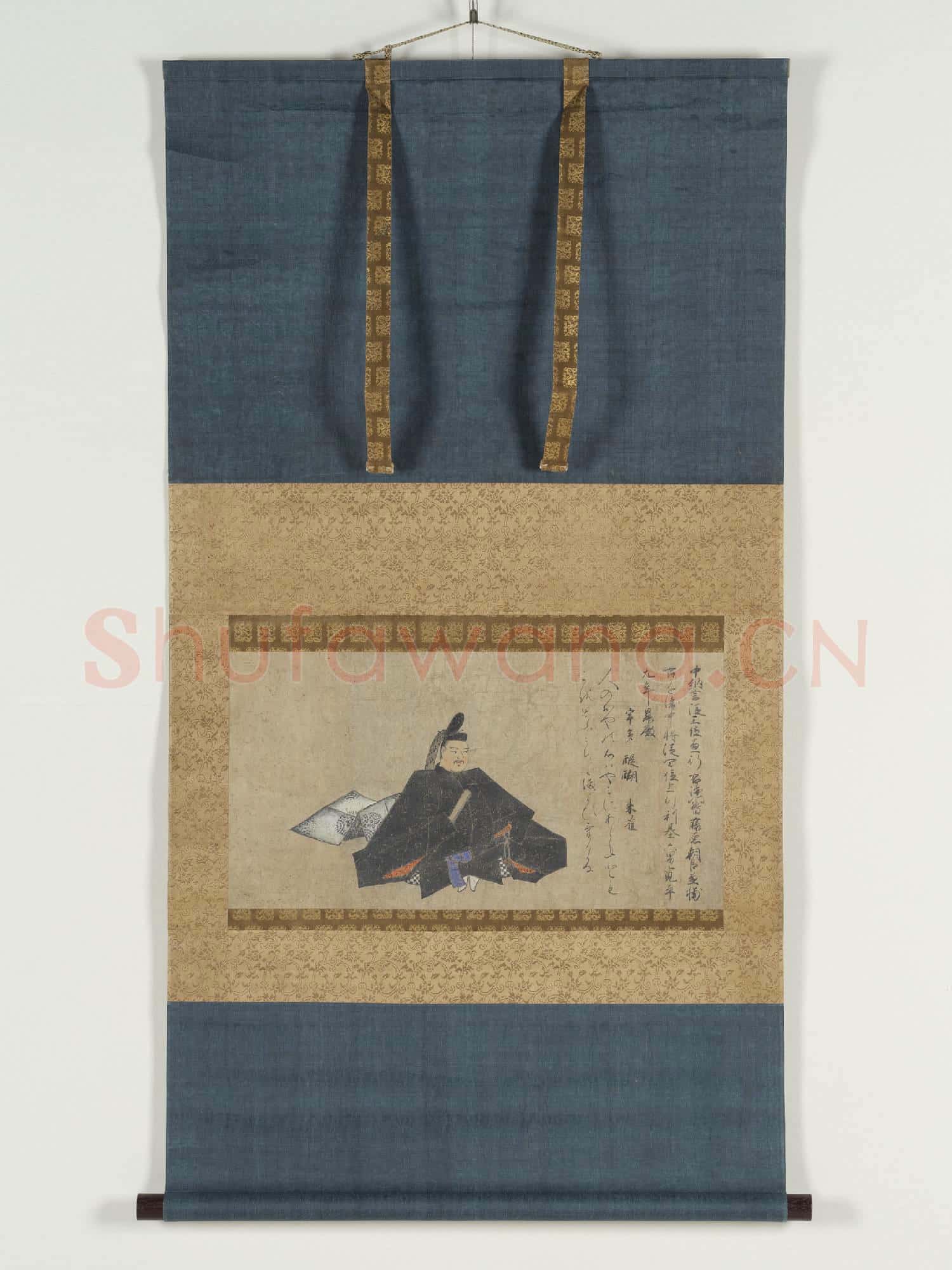 日本鐮倉時代三十六歌仙繪藤原兼輔像宣房本 軸