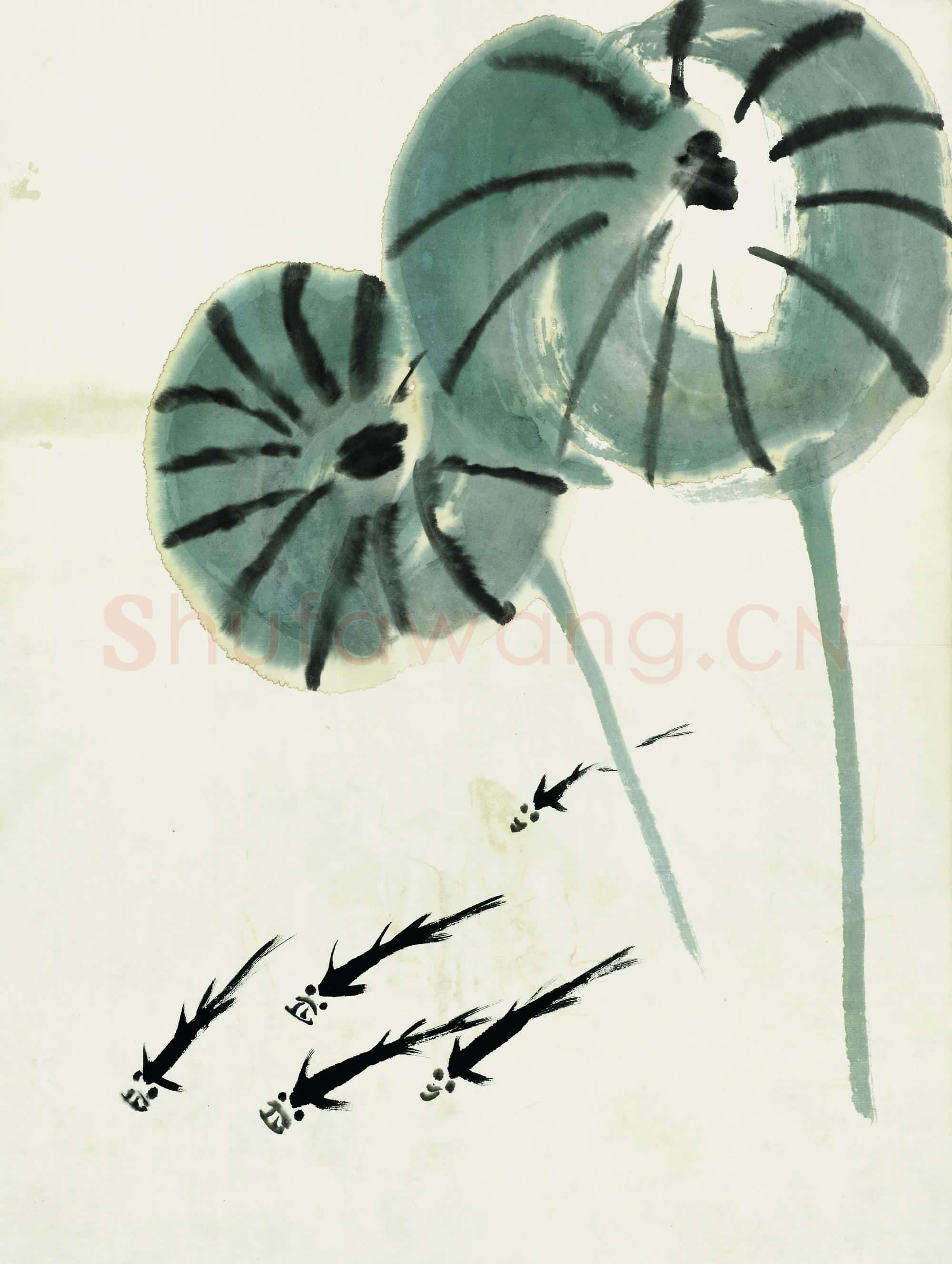 齐白石 鱼虾册页-02