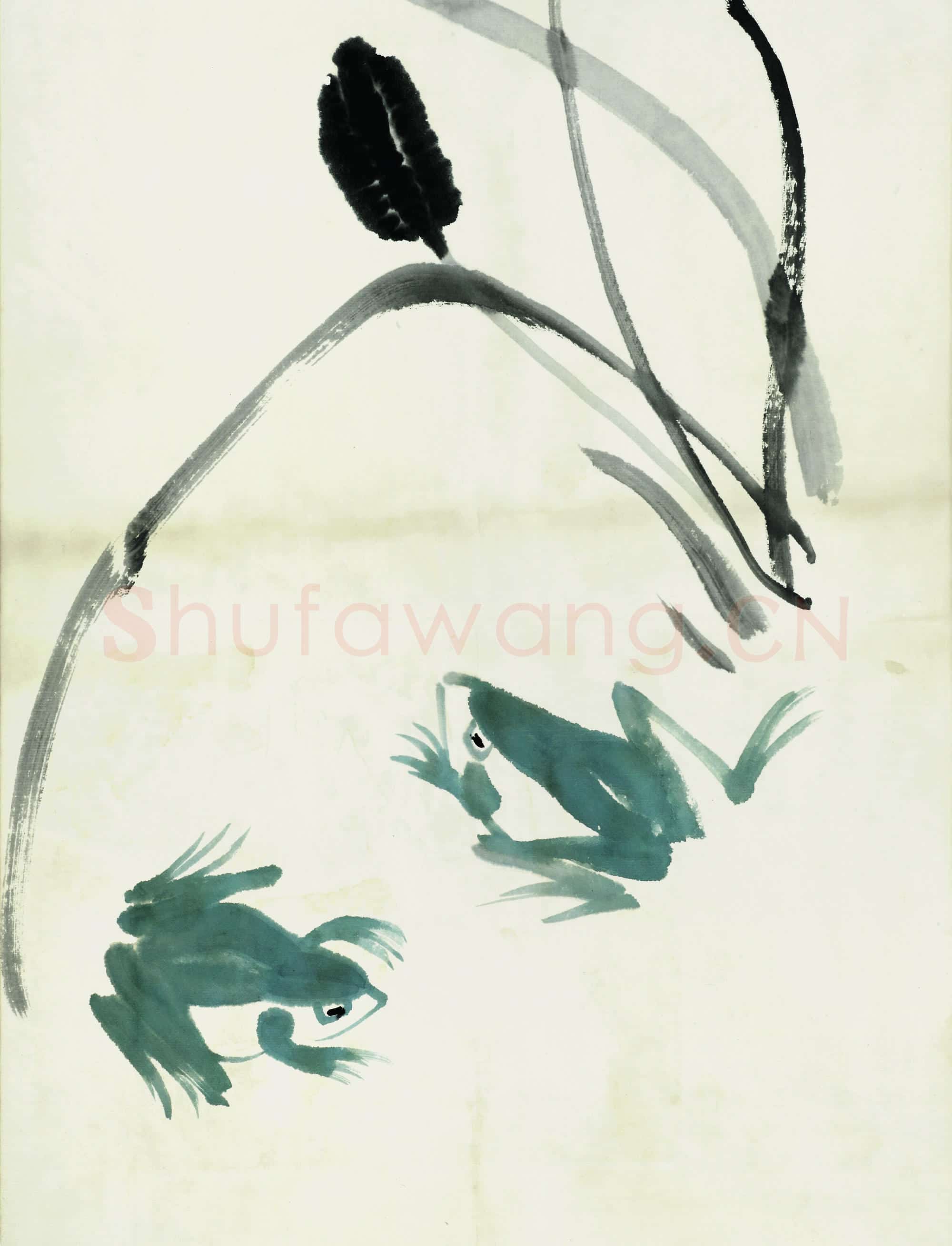 齐白石 鱼虾册页-05