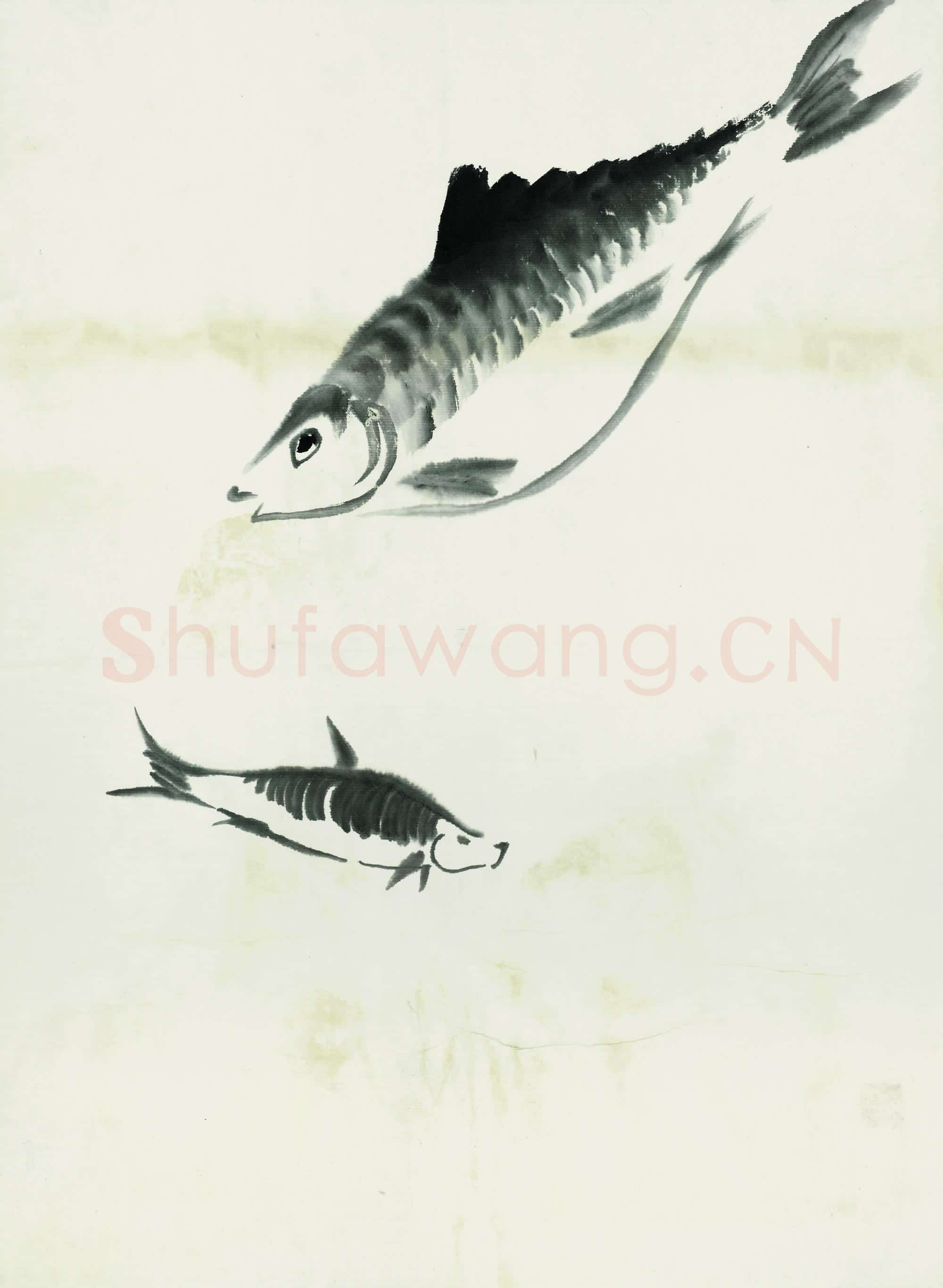 齐白石 鱼虾册页-15