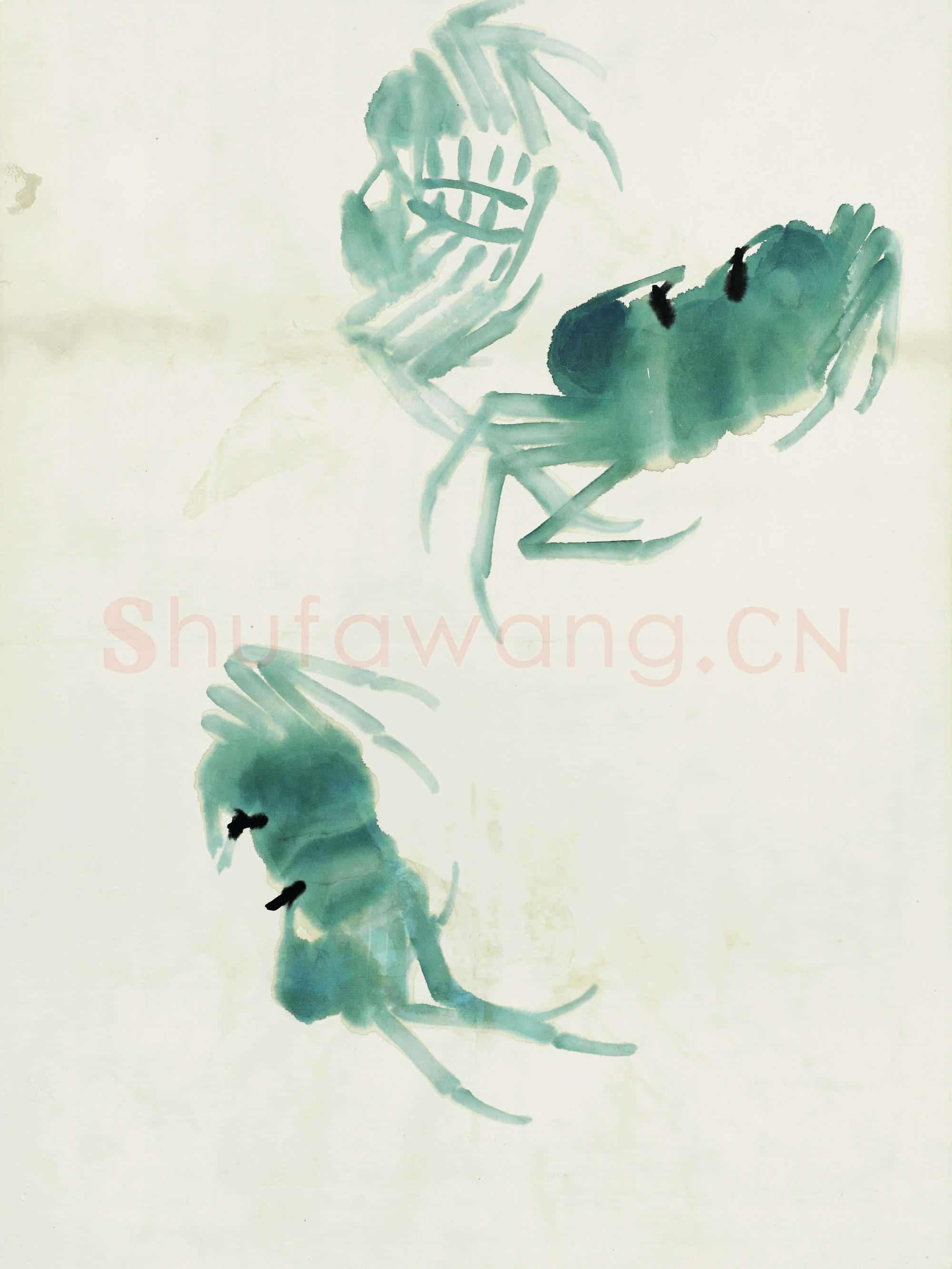 齐白石 鱼虾册页-16