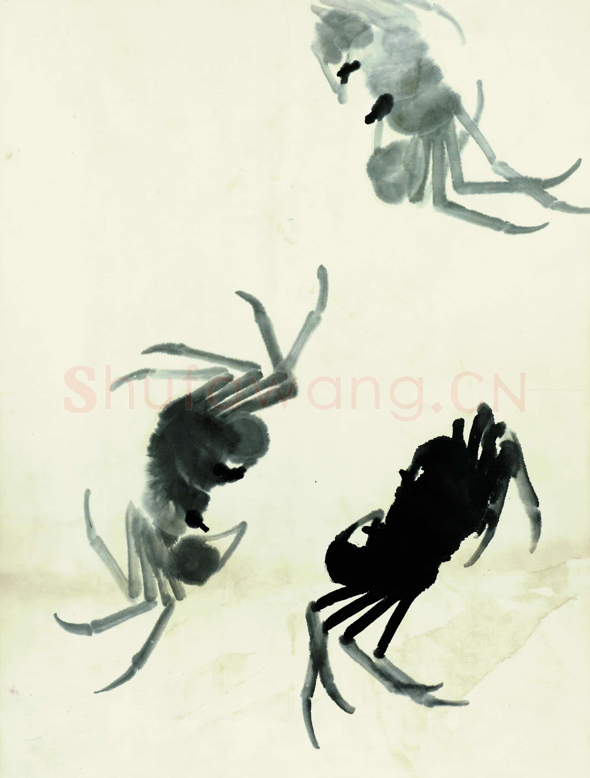 齐白石 鱼虾册页-19