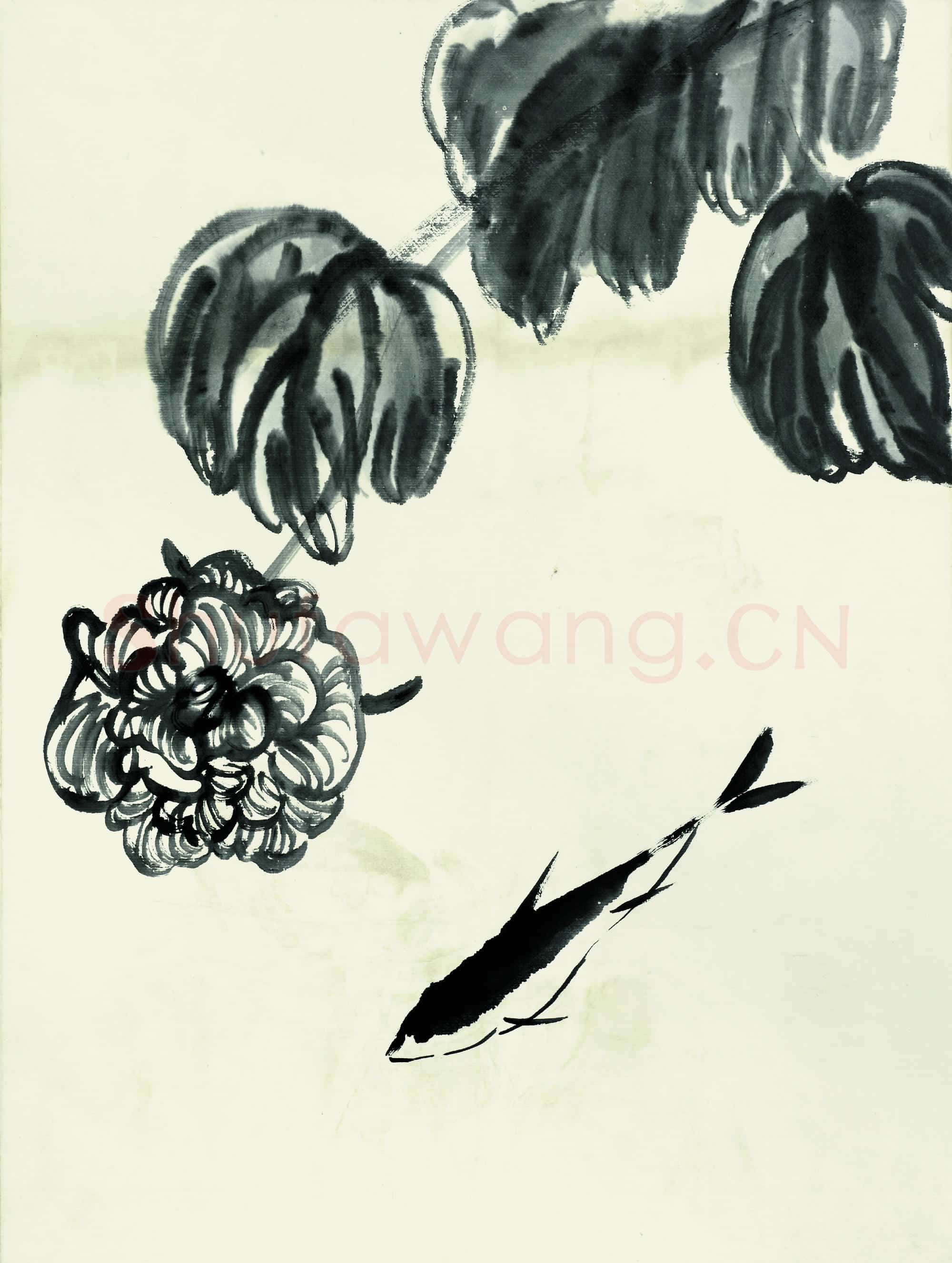 齐白石 鱼虾册页-21