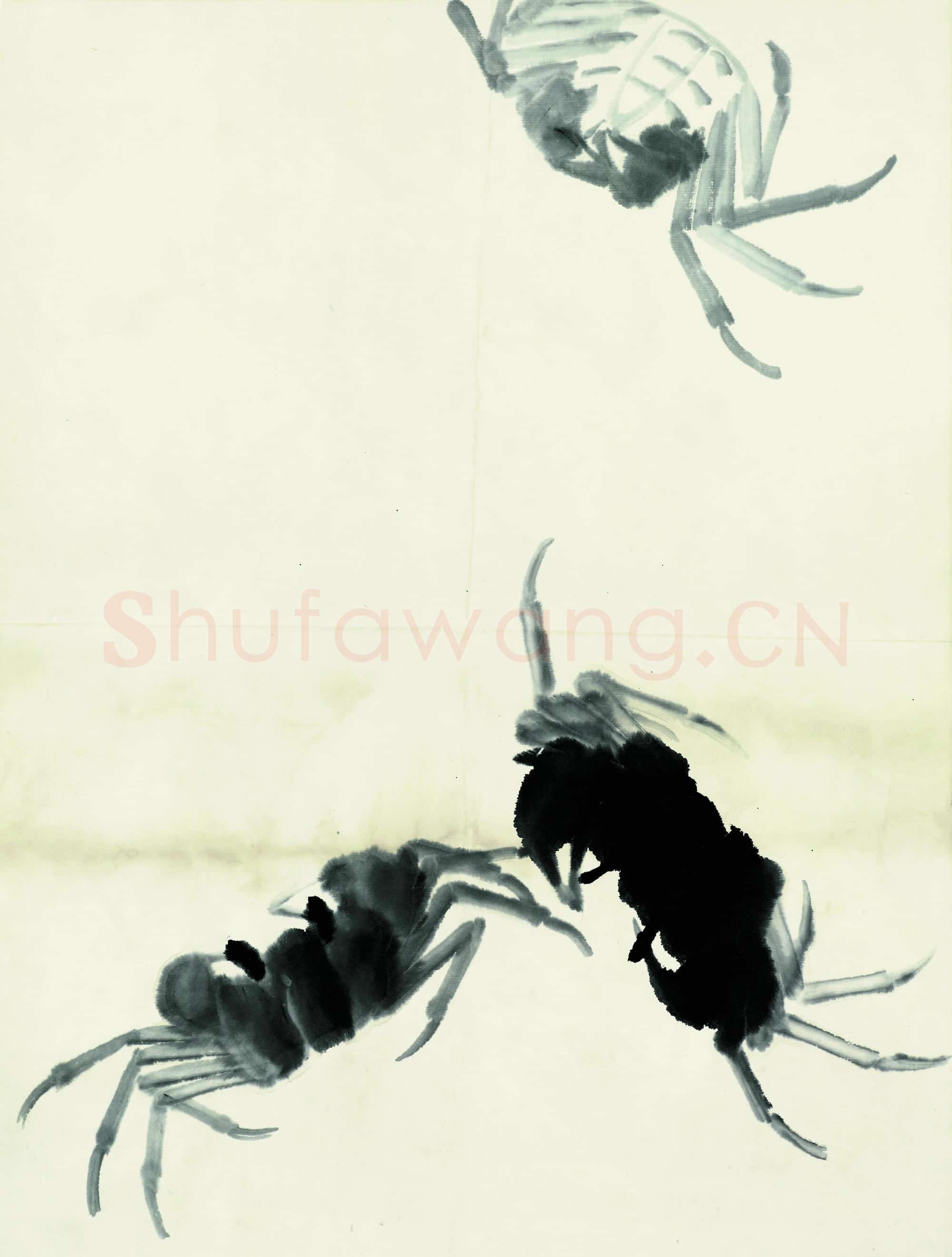 齐白石 鱼虾册页-23
