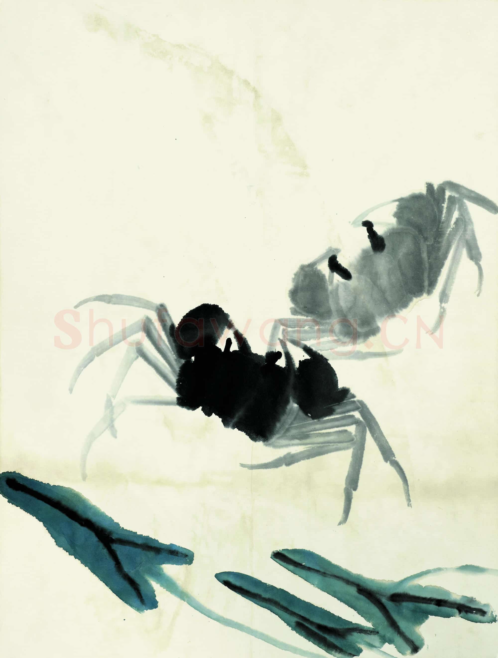 齐白石 鱼虾册页-34