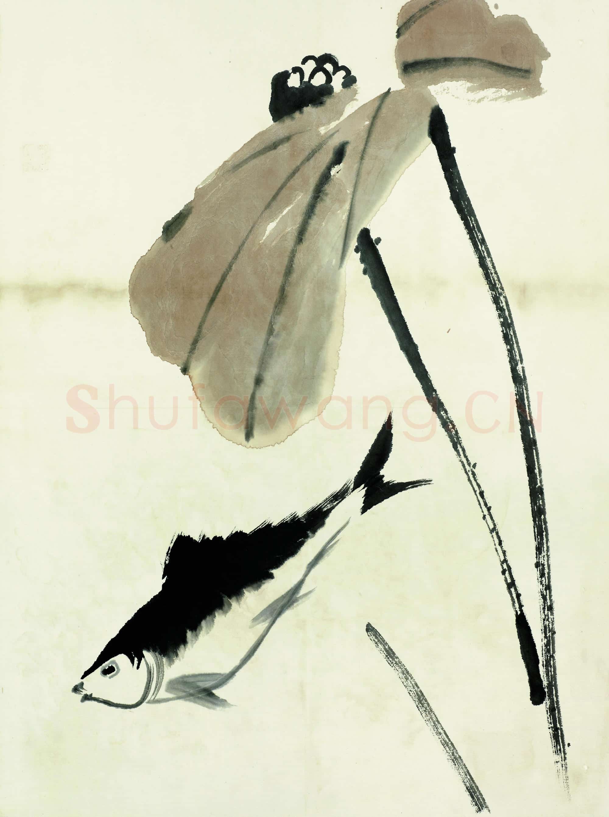 齐白石 鱼虾册页-46