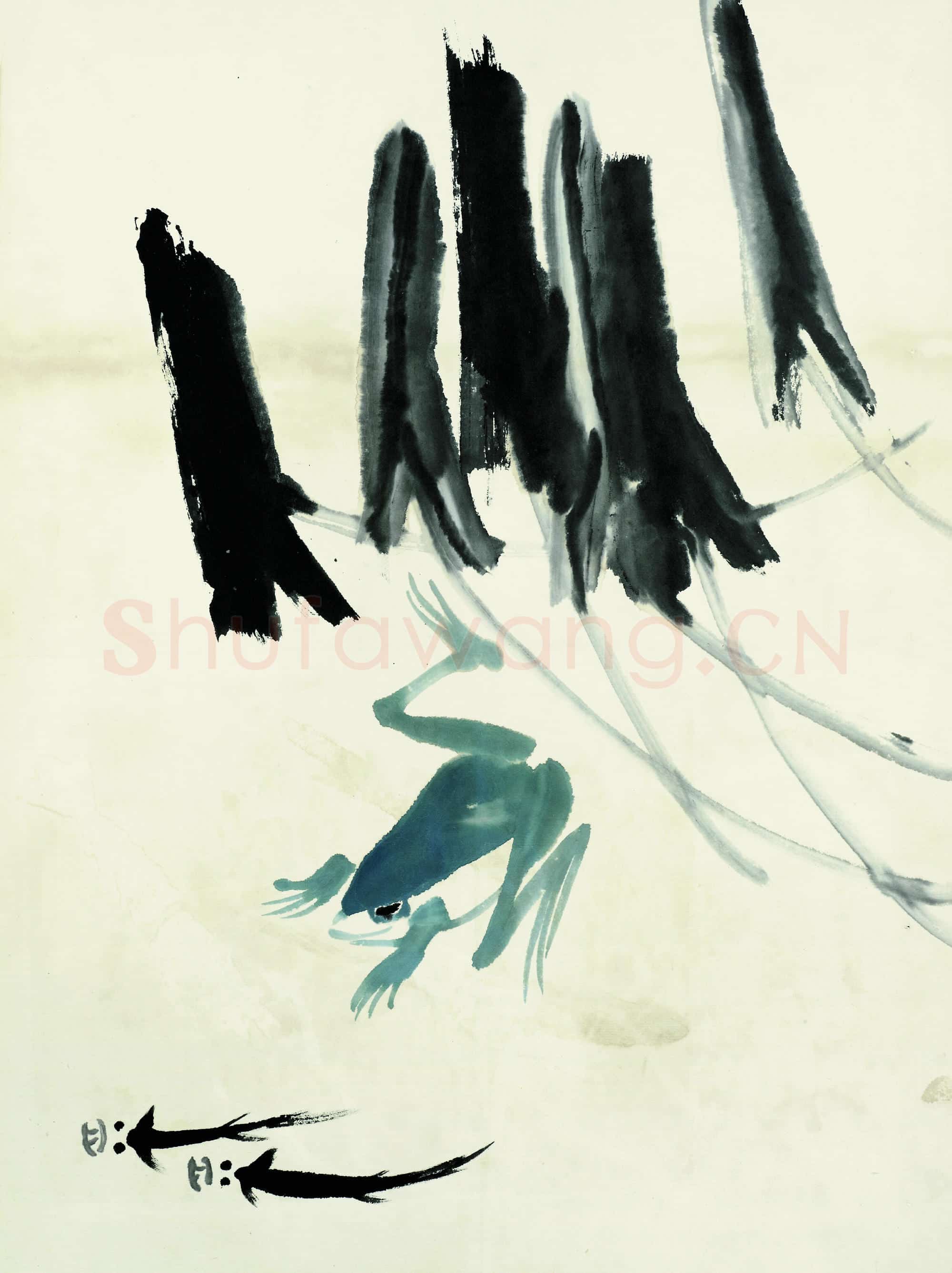 齐白石 鱼虾册页-56