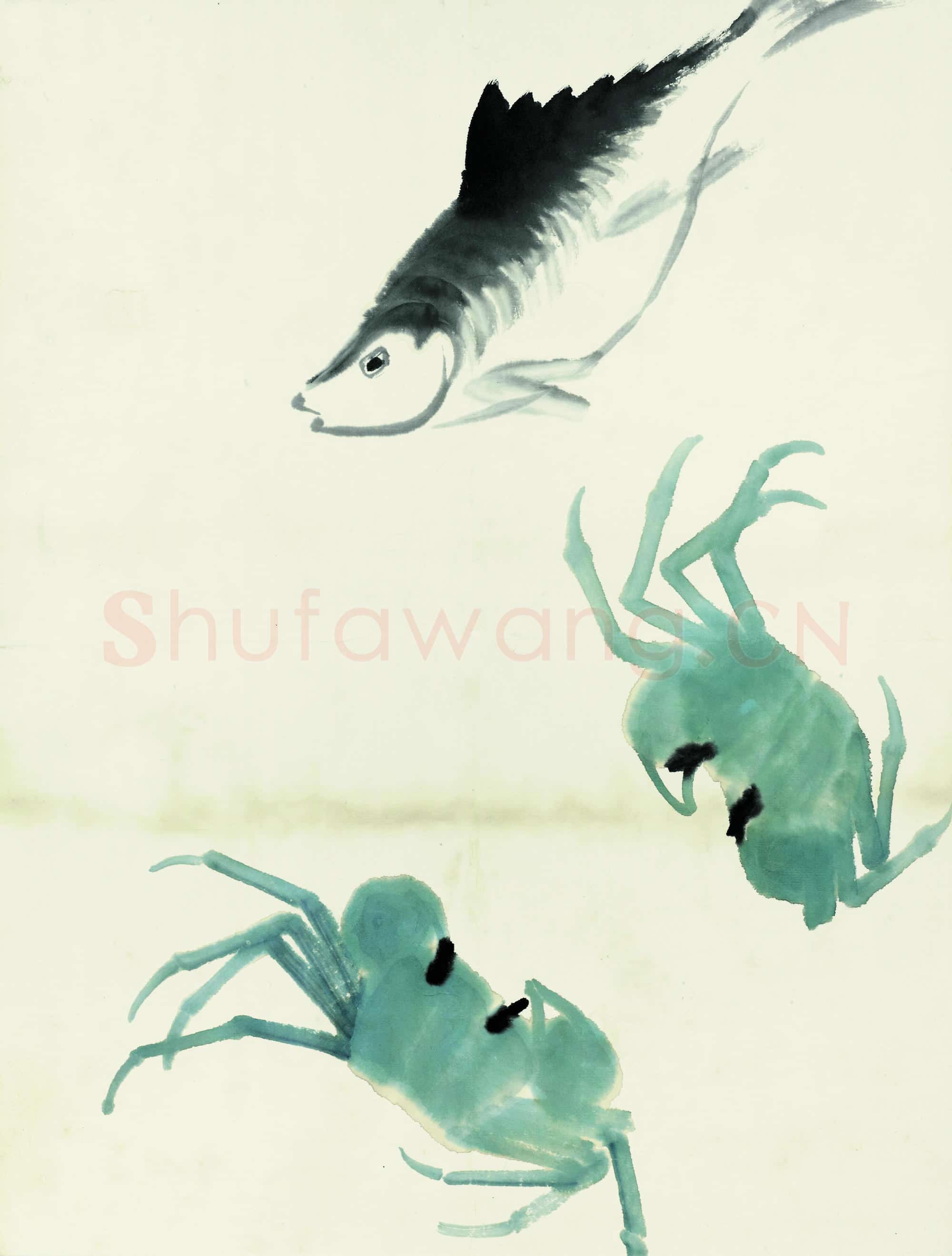 齐白石 鱼虾册页-57