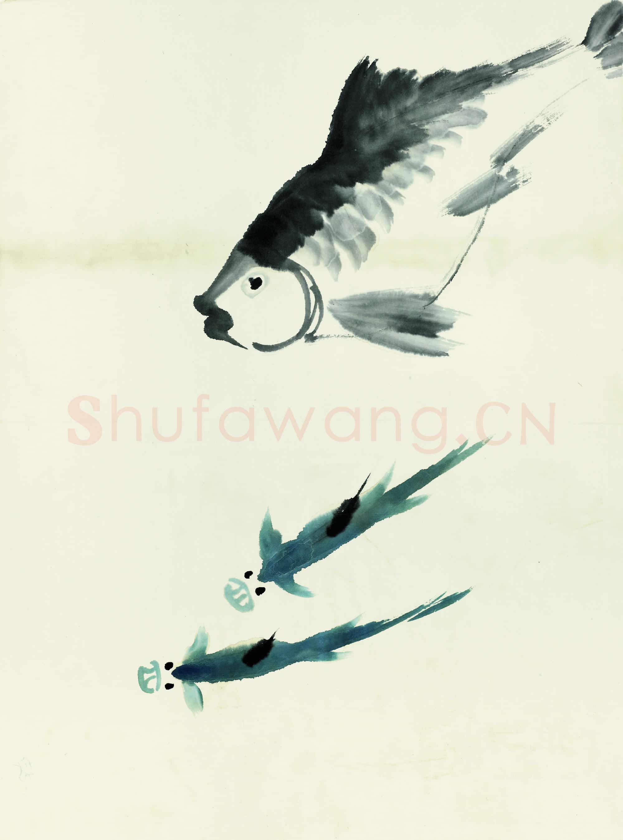 齐白石 鱼虾册页-80