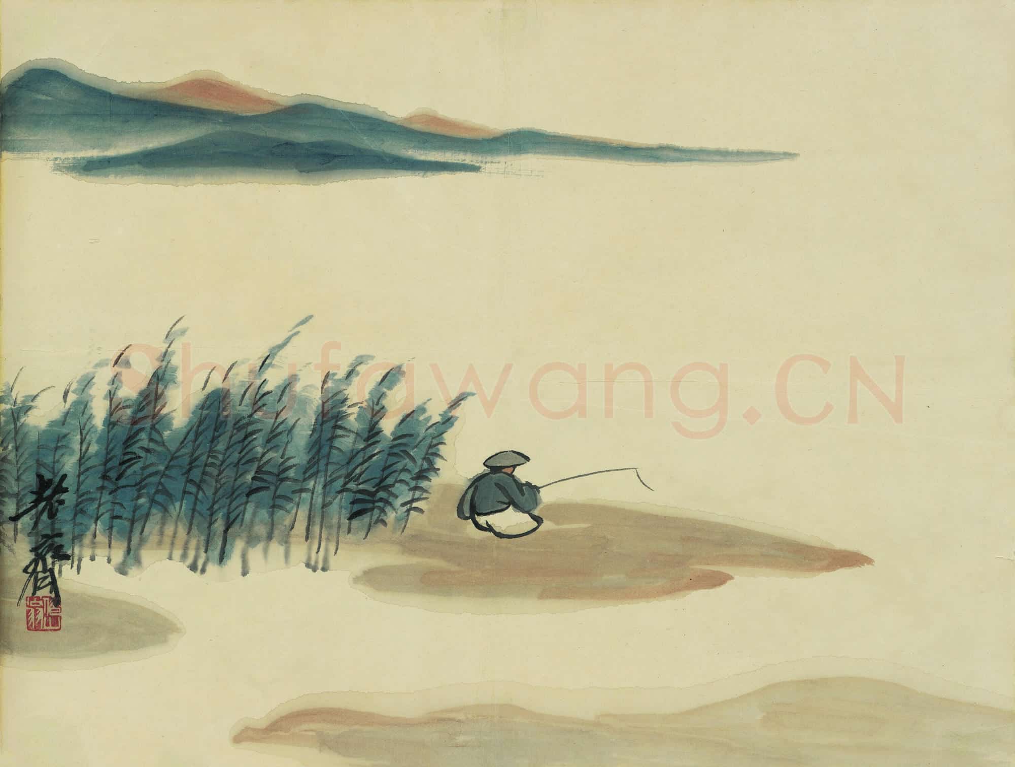 近现代 齐白石国画山水作品 借山图册-10