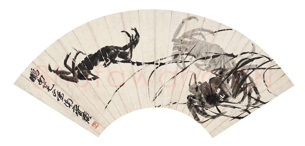 齐白石 扇面 正面-01