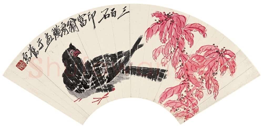 齐白石 扇面 正面-02