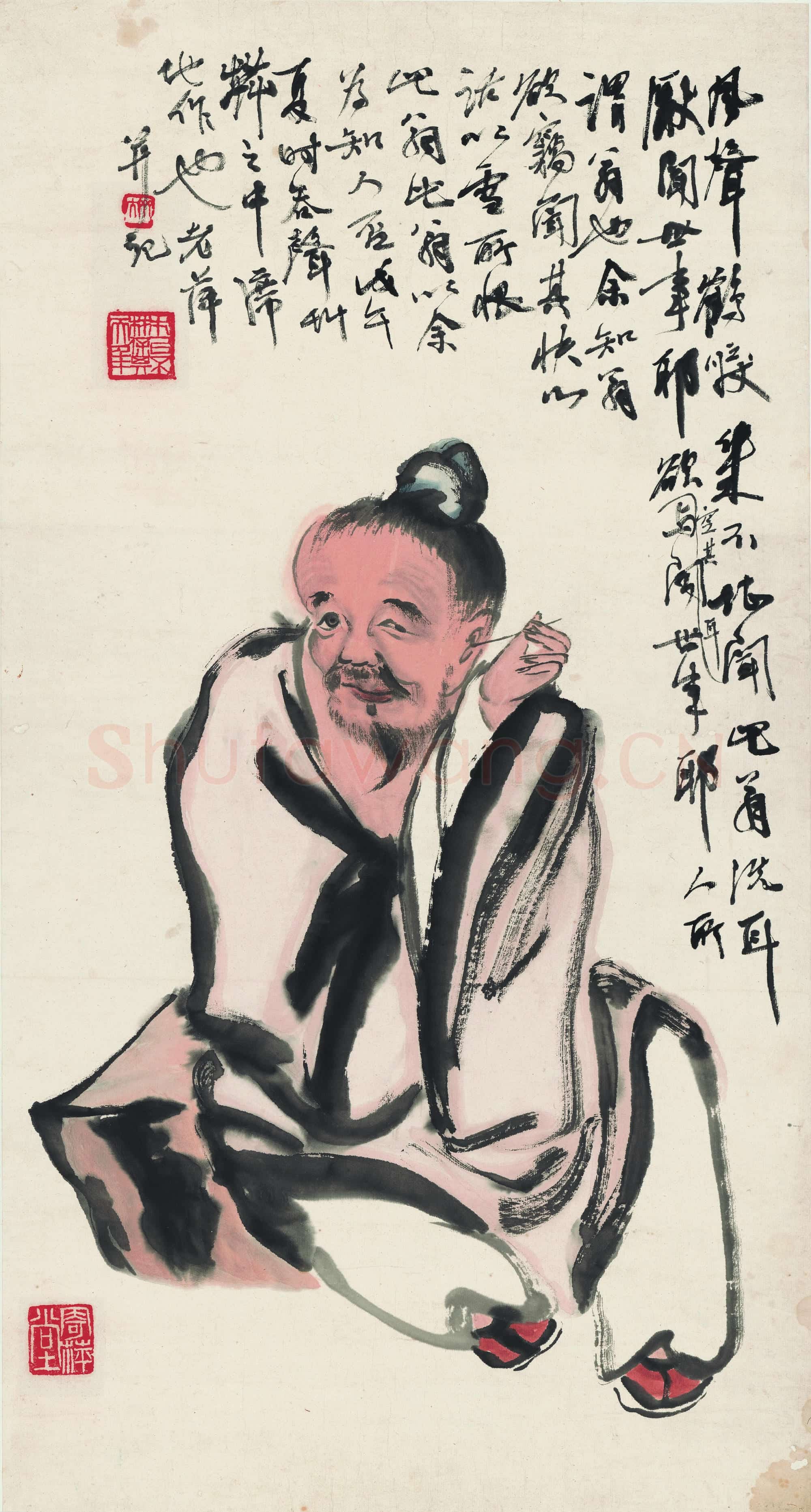 齐白石 望福图-02