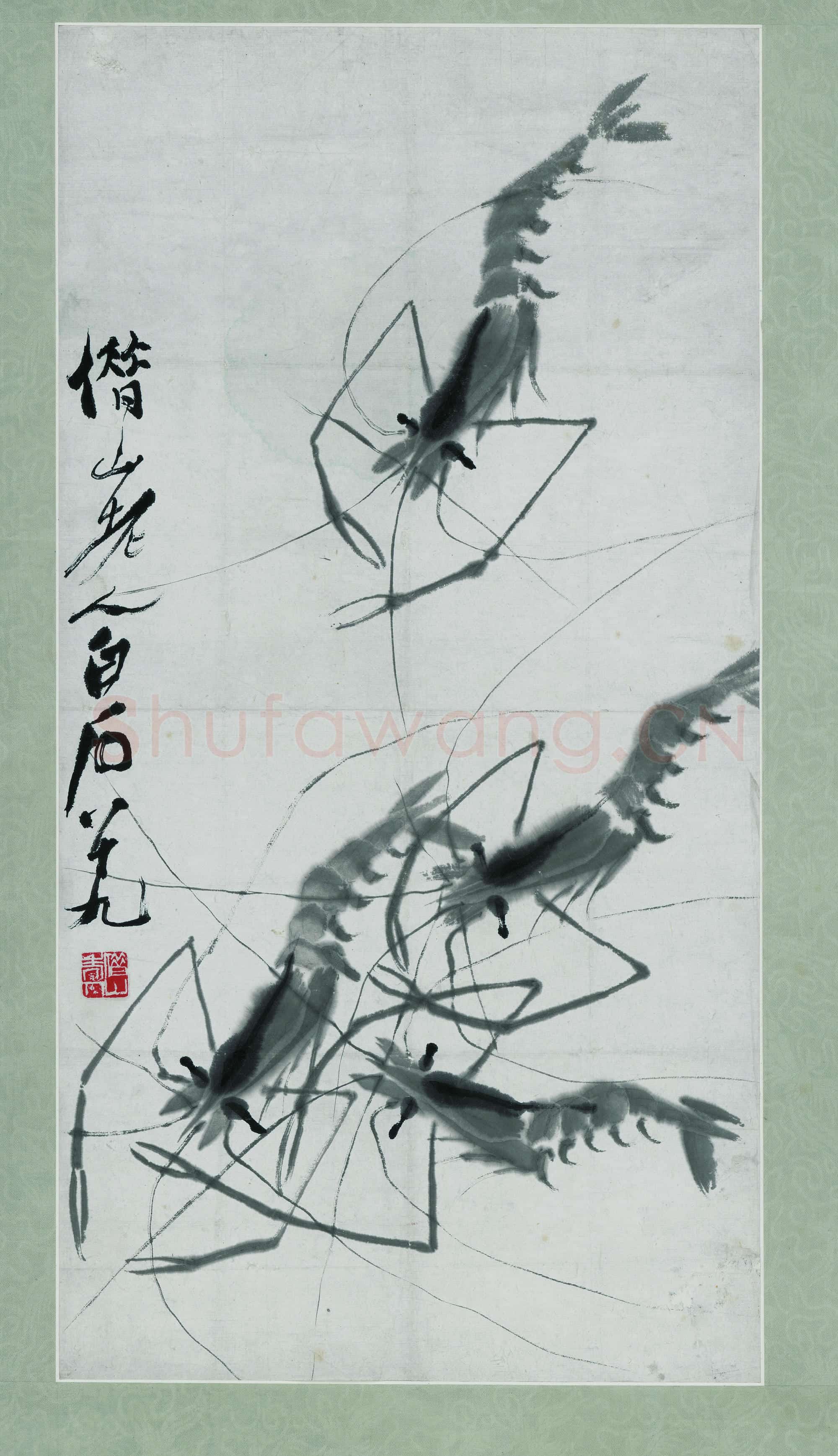 齐白石 虾-01
